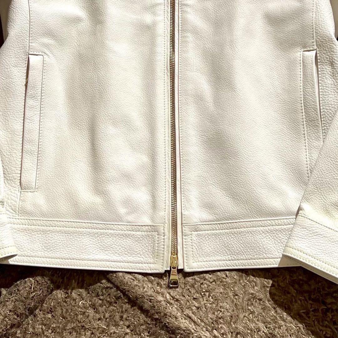 美品✨EMMETI JURI-GOLD SP CALF BURRO ライダース