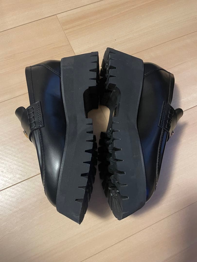 DIANNE ブラック 厚底ローファー