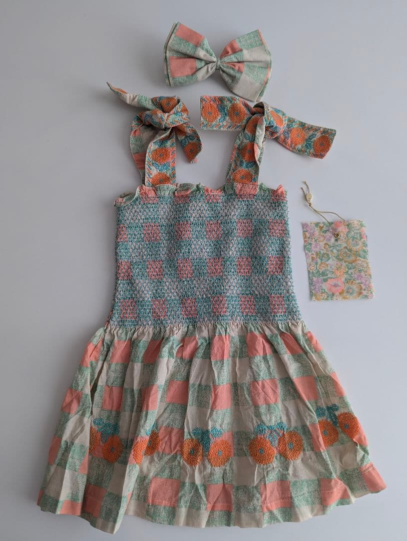 【美品】bonjour diary　ワンピース（クリップ付）