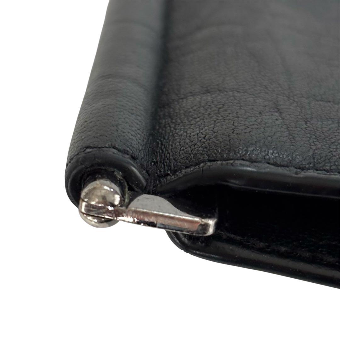 YSL イヴサンローラン マネークリップ カサンドラロゴ ブラック