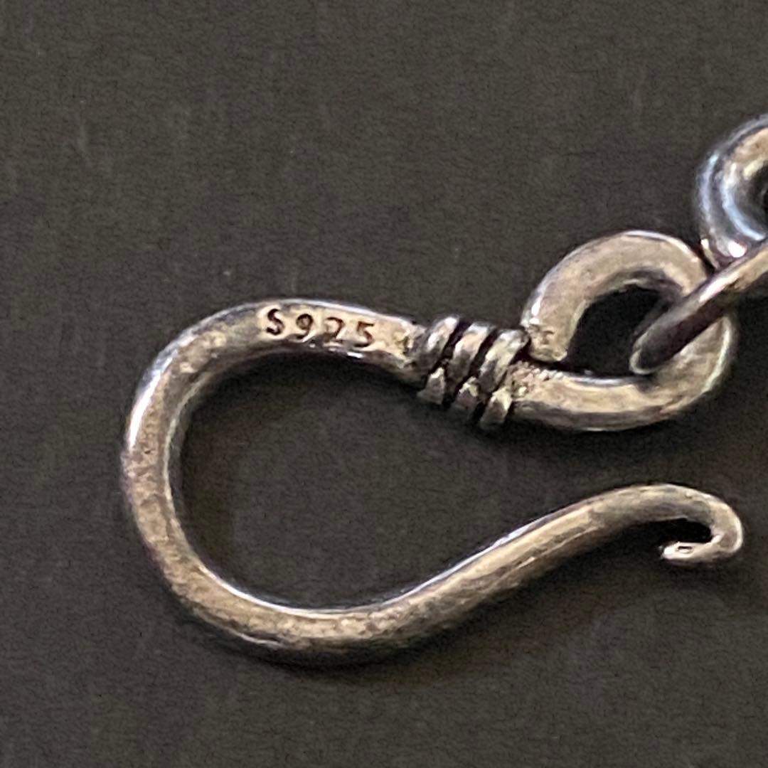 US ヴィンテージ ハードウエア チェーンブレスレット シルバー925