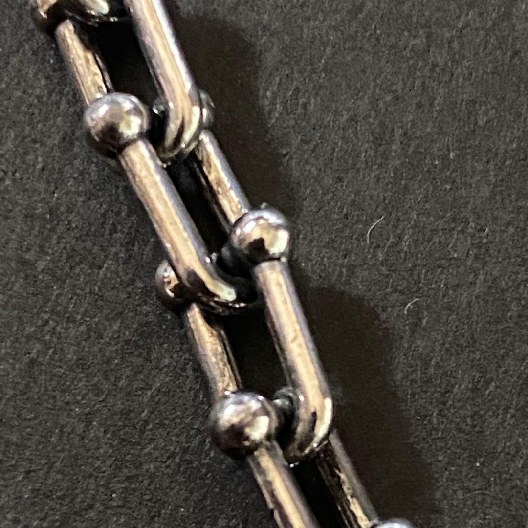 US ヴィンテージ ハードウエア チェーンブレスレット シルバー925