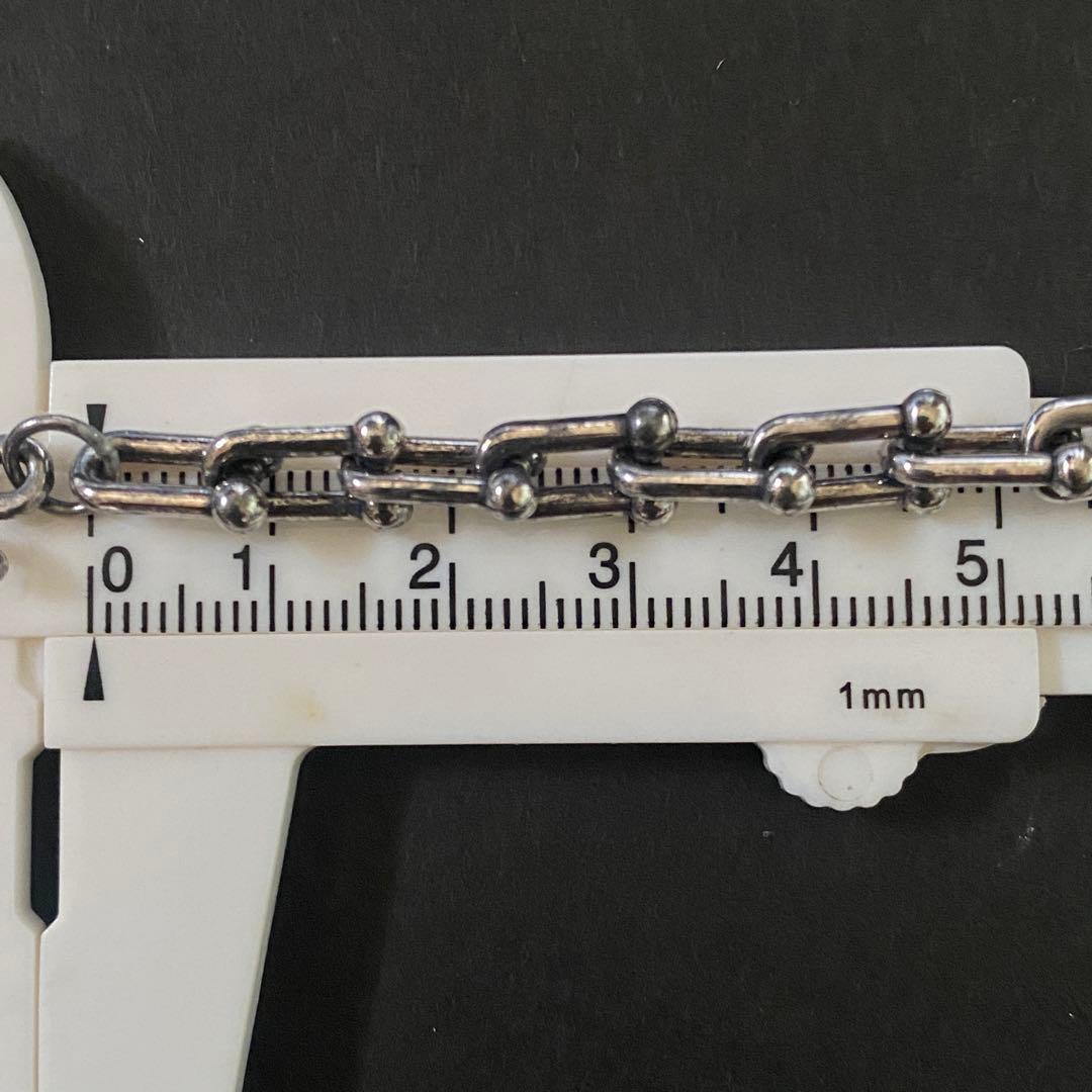 US ヴィンテージ ハードウエア チェーンブレスレット シルバー925