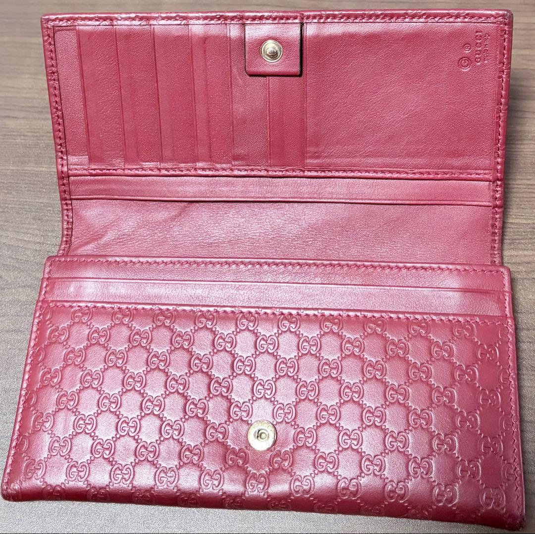 GUCCI 赤 長財布 & COACH 黒/ベージュ 財布 セット