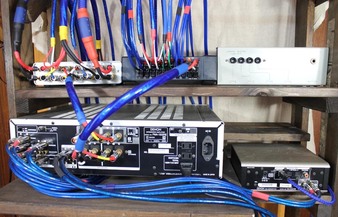 しょうです。2200αZONOTONE 1m3本 ナカミチ金バナナプラグ付