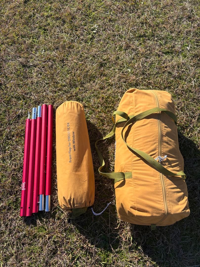 【セット売り】サーカスTC DX SOLUM テントフロントフラップDODポール