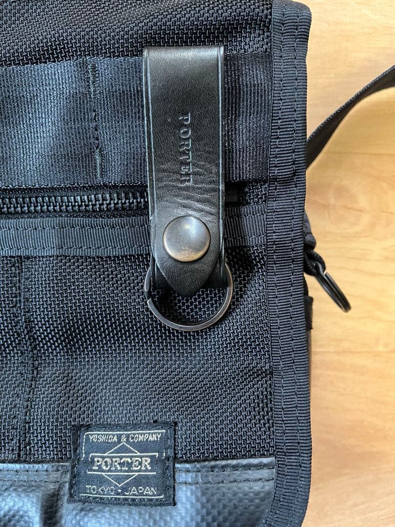porter ポーター　ヒート　メッセンジャーバッグ ブラック