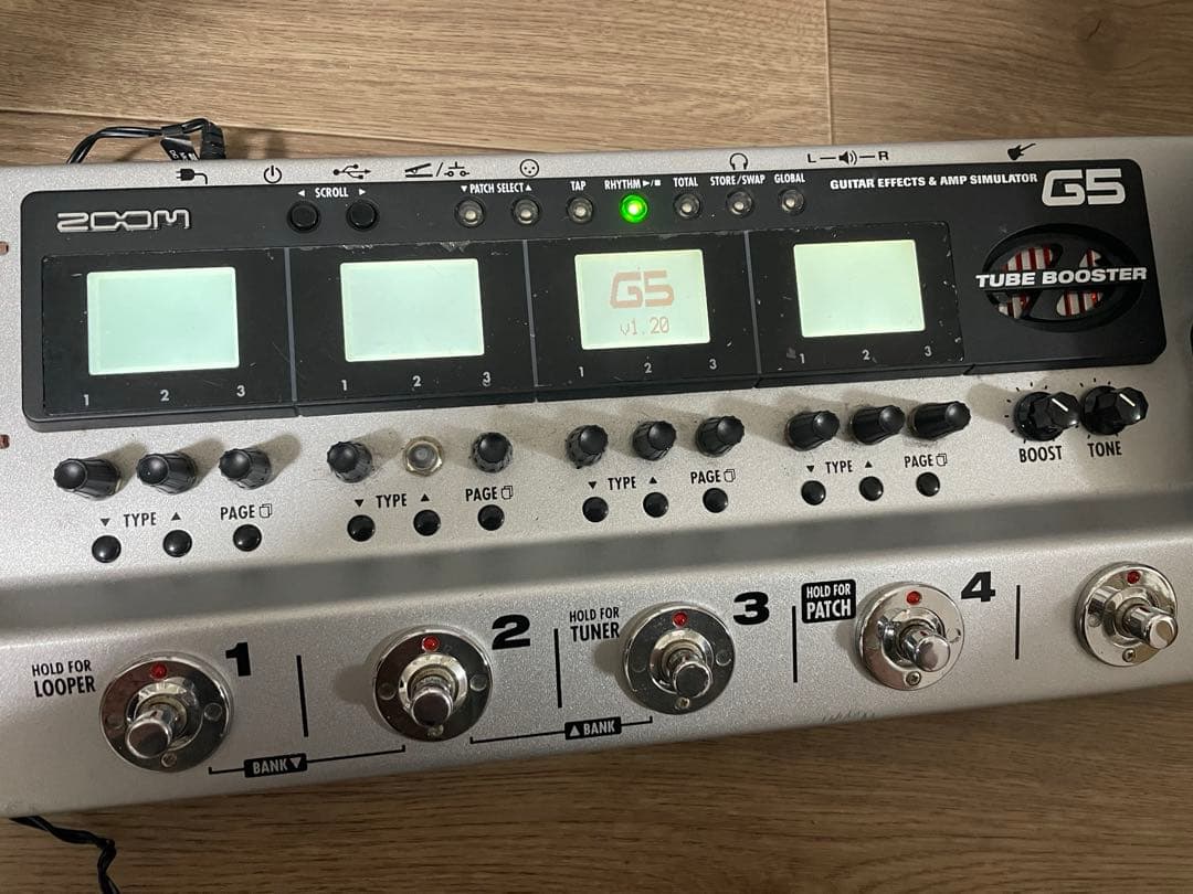 ZOOM ギター用エフェクト・アンプシミュレーターG5