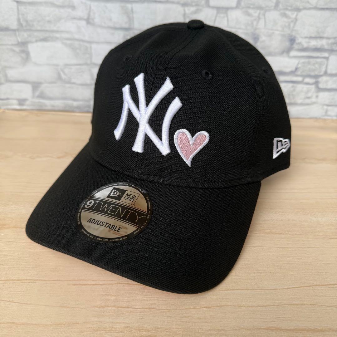 ニューエラ NY　ヤンキース　ブラック　ハート 新品　New Era　キャップ