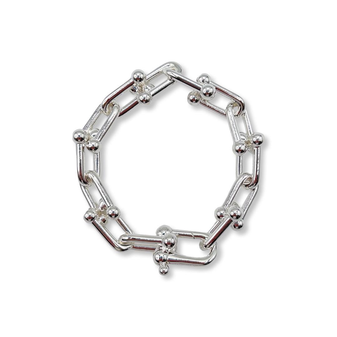 ティファニー ハードウェア ラージリンク ブレスレット L 14コマ