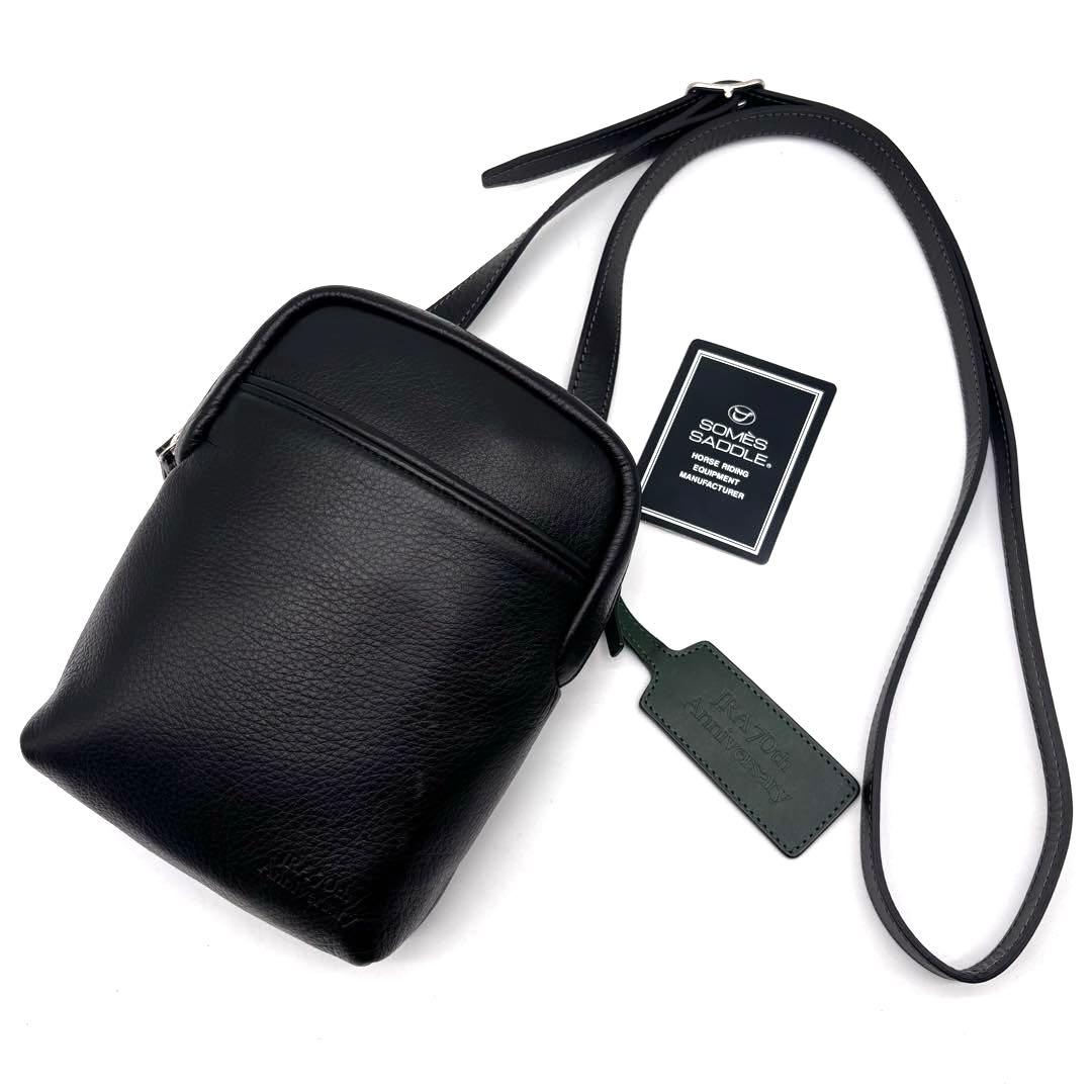 ✨激レア✨ソメスサドル キャバレッティ ショルダーバッグ JRA70周年 レザー
