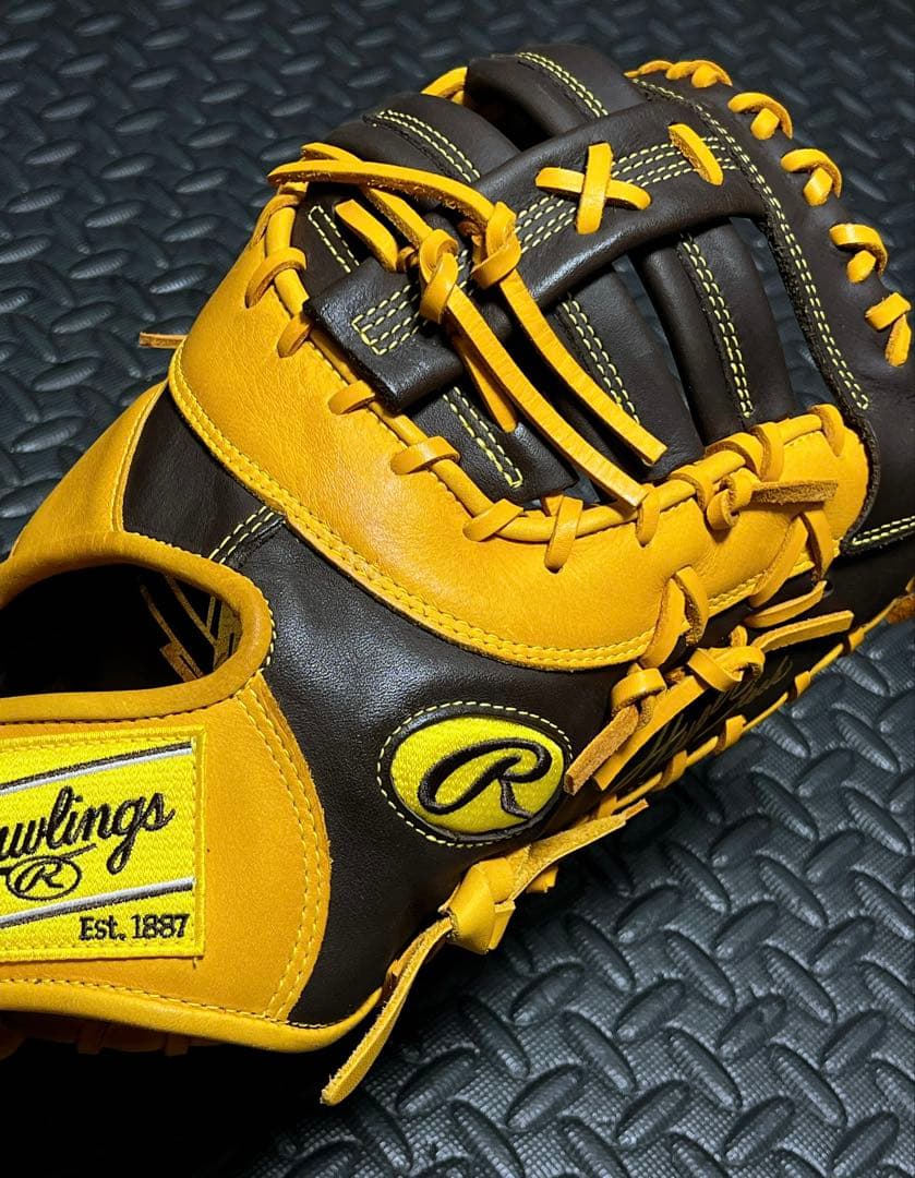 ローリングス ハイパーテック 軟式 ファースト ミット パドレスカラー