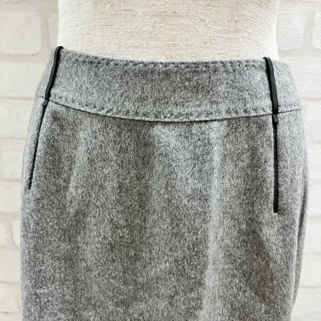 ★美品★ Loro Piana グレー タイトスカート カシミヤ イタリア製