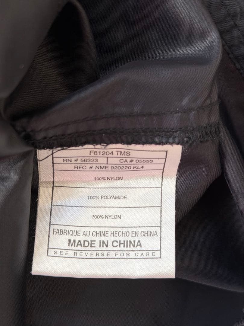 90's NIKE ACG ナイロンアノラック 刺繍ロゴ ブラック