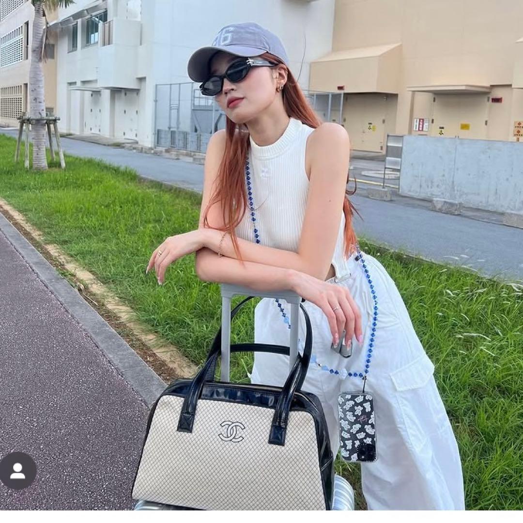 m*a様 ⭐︎せいら愛用⭐︎シャネル　ココマーク　ボーリングバッグ