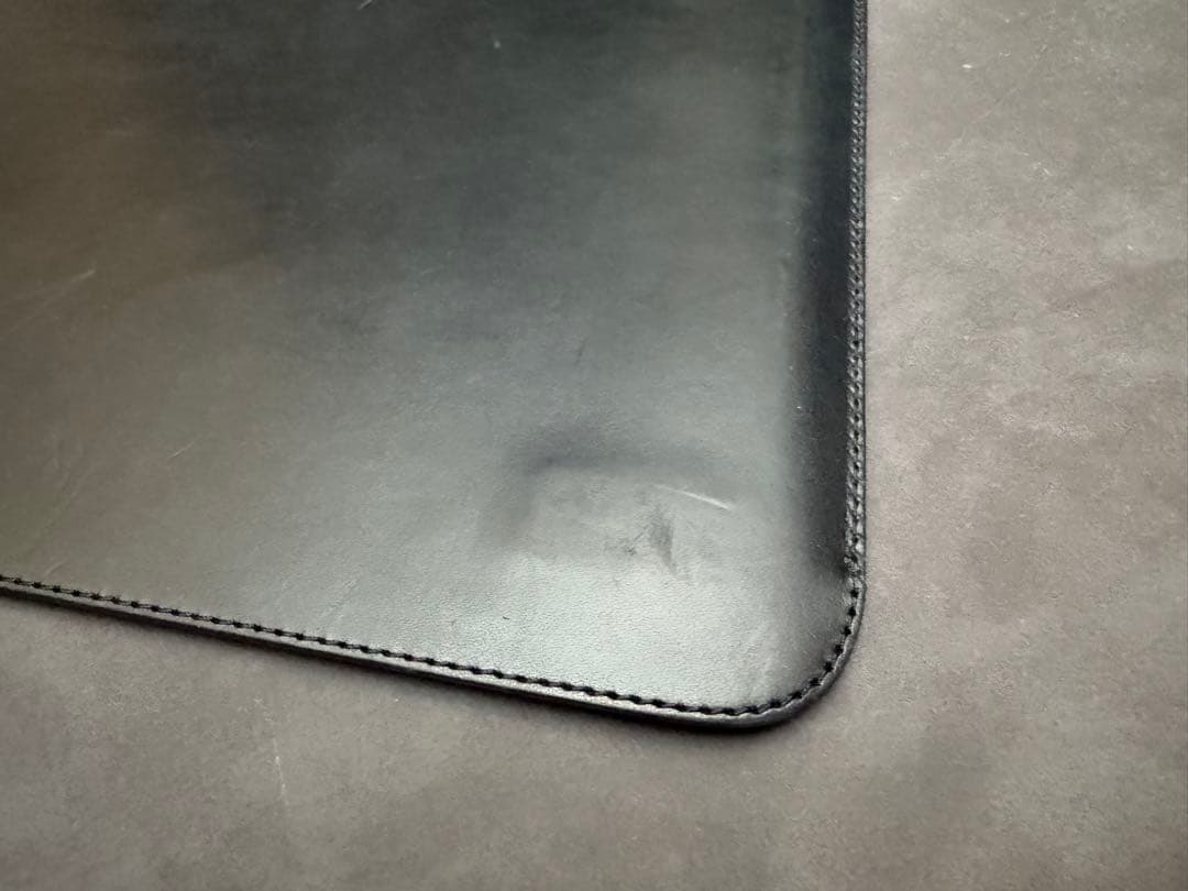 drip MacBookレザーケース　13,14インチ用　ブラック