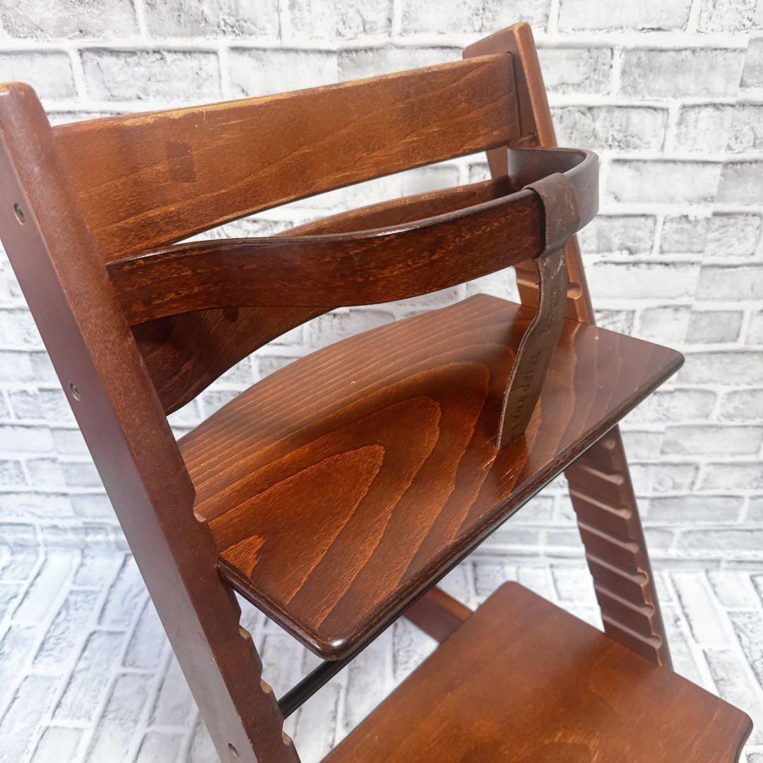 STOKKE TRIPP TRAPP ベビーチェア ハイチェア 子供　革ベルト