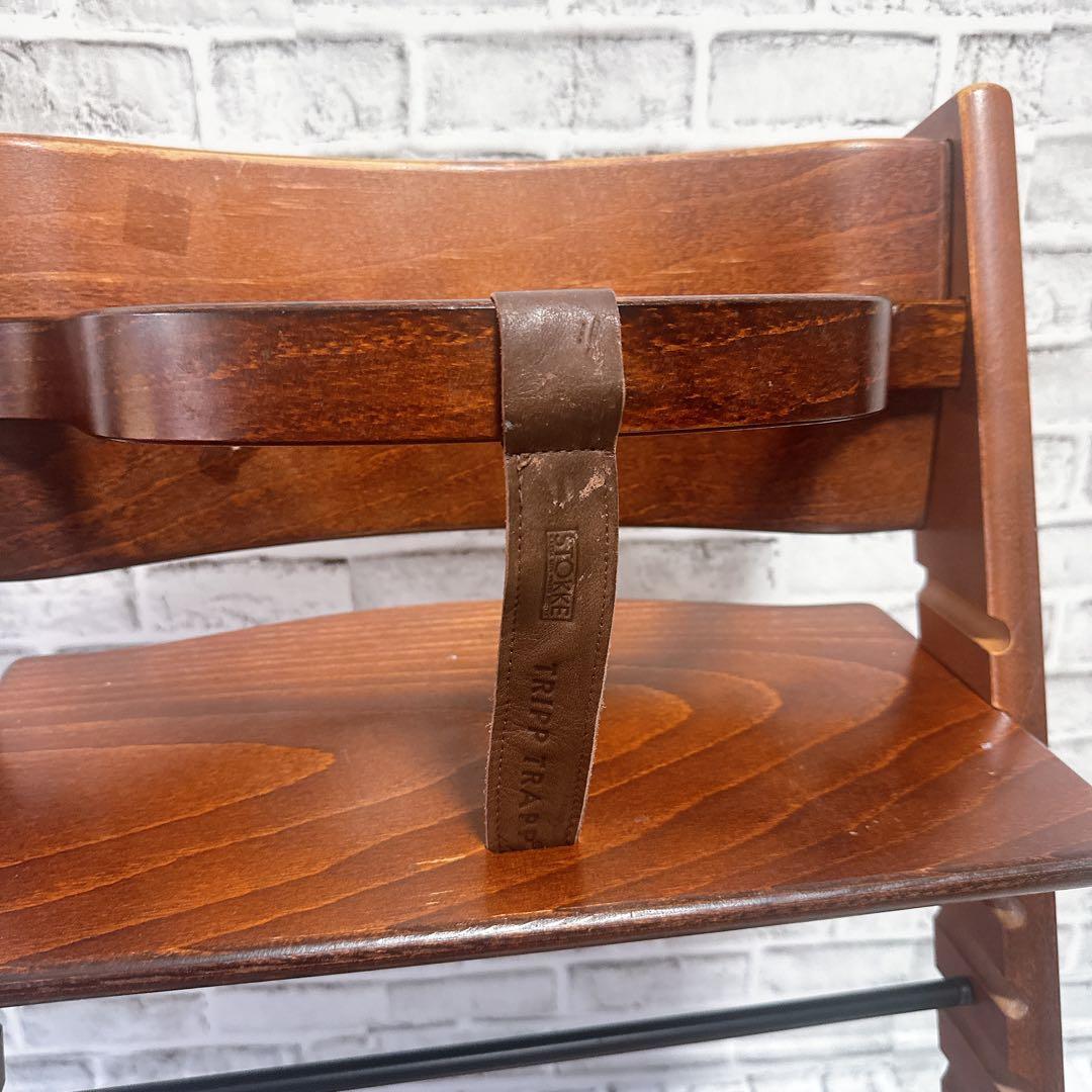 STOKKE TRIPP TRAPP ベビーチェア ハイチェア 子供　革ベルト
