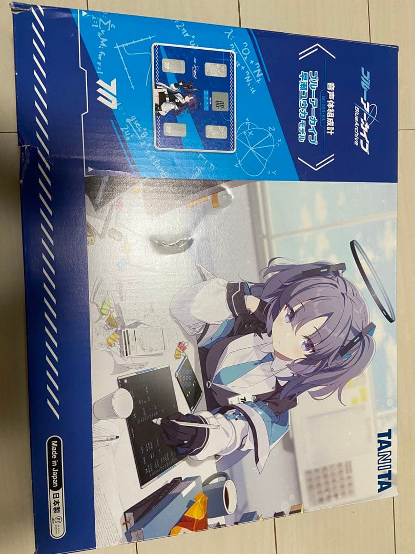 TANITA音声体組成計　ブルーアーカイブ　早瀬ユウカモデル