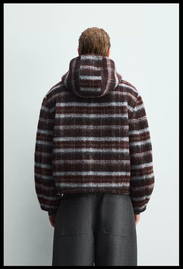 ZARA ファーフードジャケット