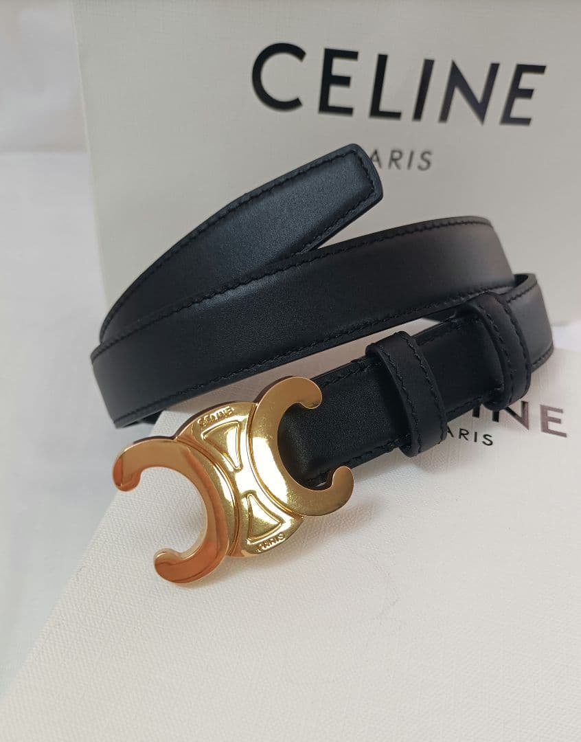 ユニークな花モチーフ ブラック ベルト 茉莉花茶