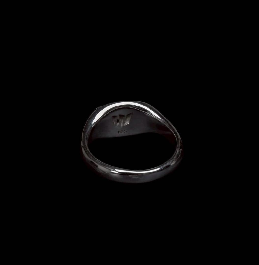 OVY w double oval pinkie ring 12号