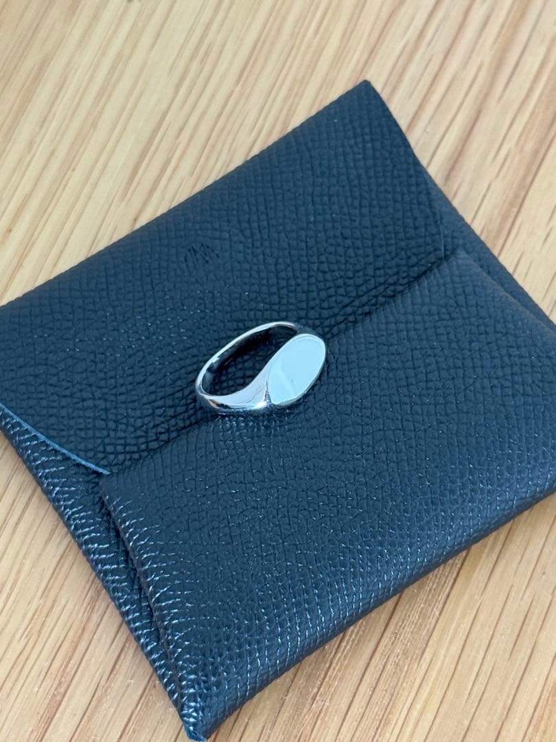 OVY w double oval pinkie ring 12号