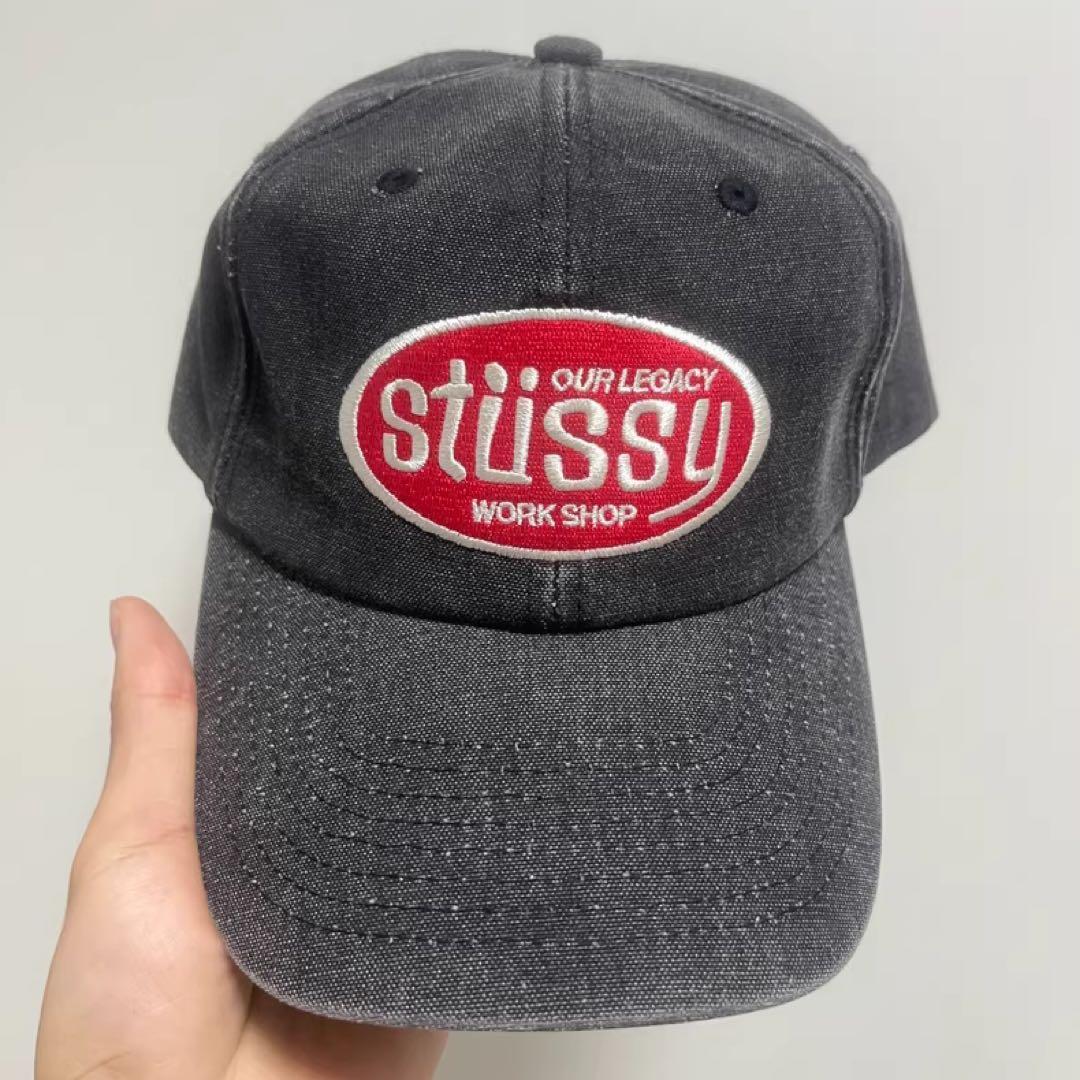 stüssy ワークショップキャップ ダークグレー