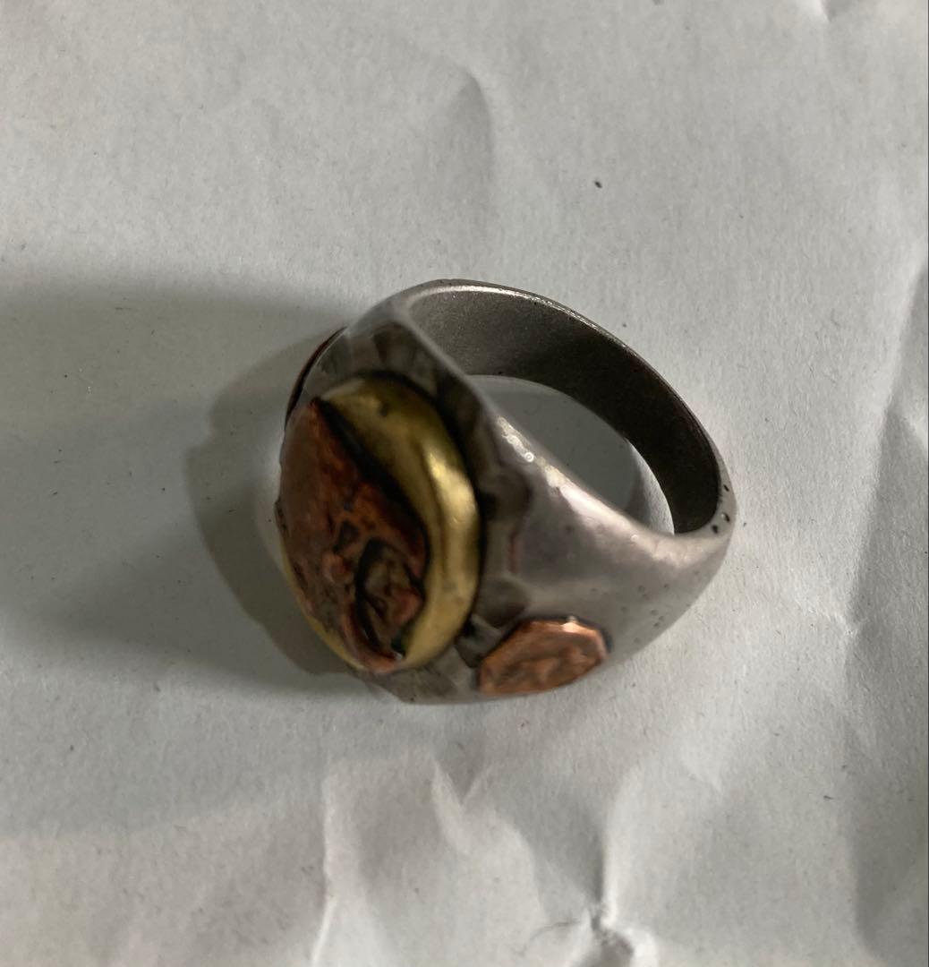 ビンテージ　メキシカン バイカー リング