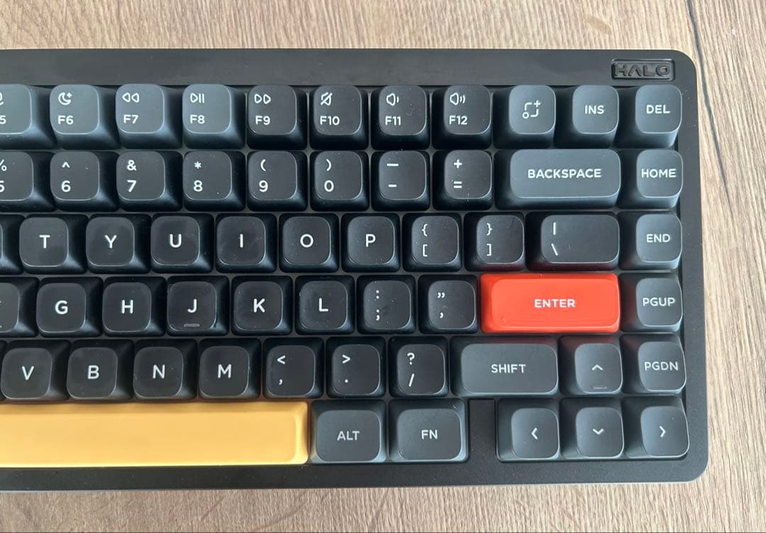 nuphy halo75 v2(ミント軸・英語配列) ブラック