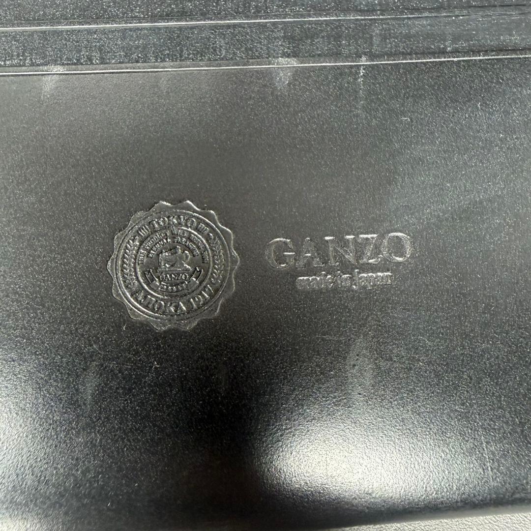【付属品完備】ガンゾ エイボン ブライドルレザー 長財布 小銭入れ付き ブラック