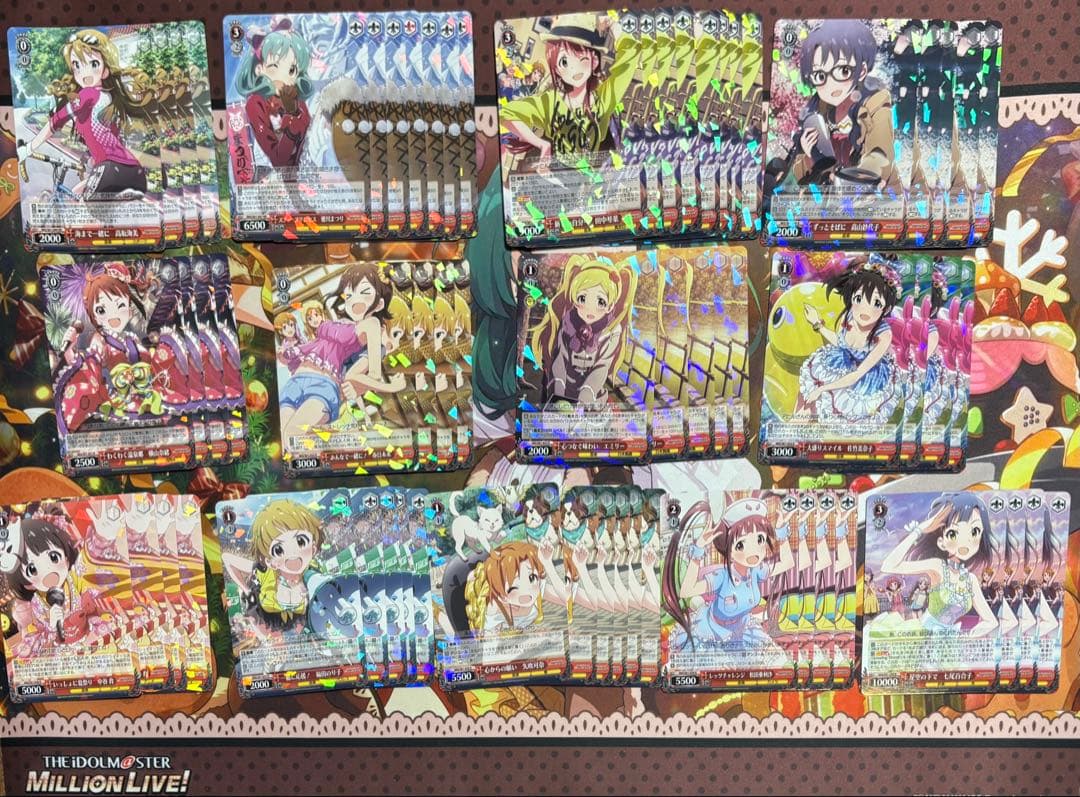 アイドルマスターミリオンライブ ヴァイスシュヴァルツ 1弾4コン+2弾まとめ売り