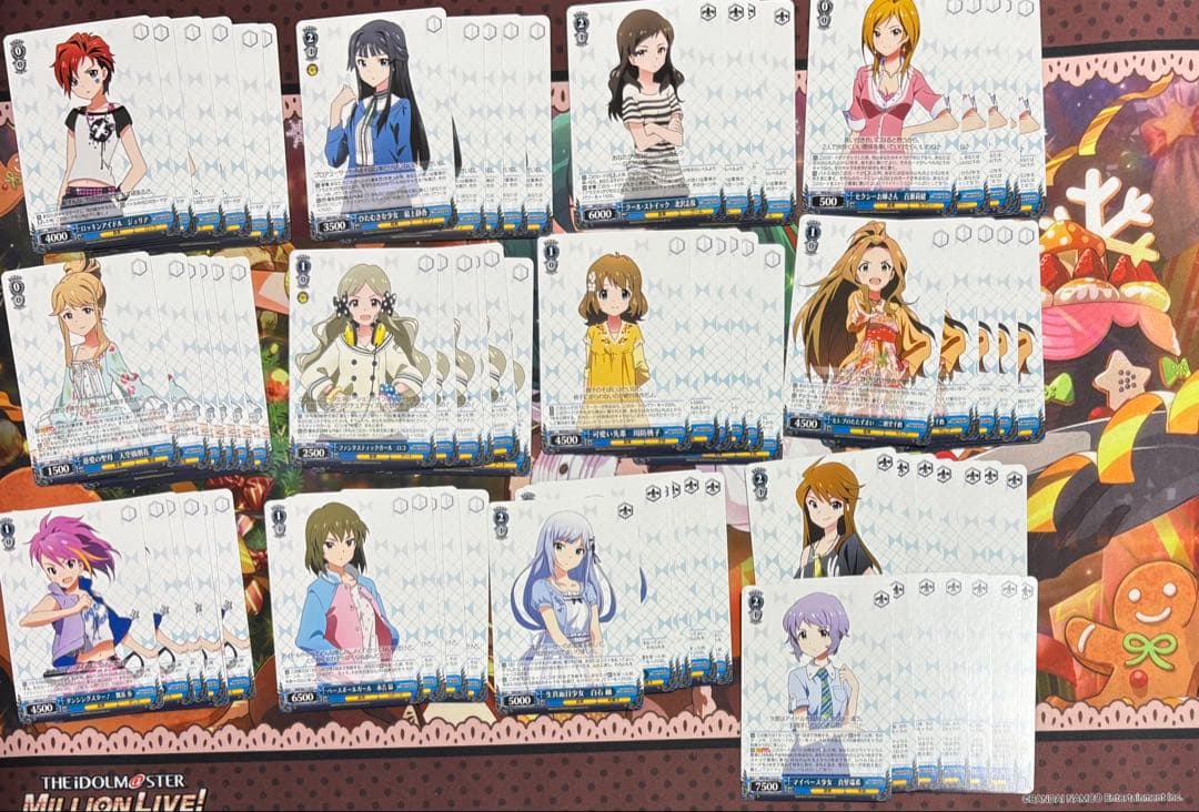 アイドルマスターミリオンライブ ヴァイスシュヴァルツ 1弾4コン+2弾まとめ売り