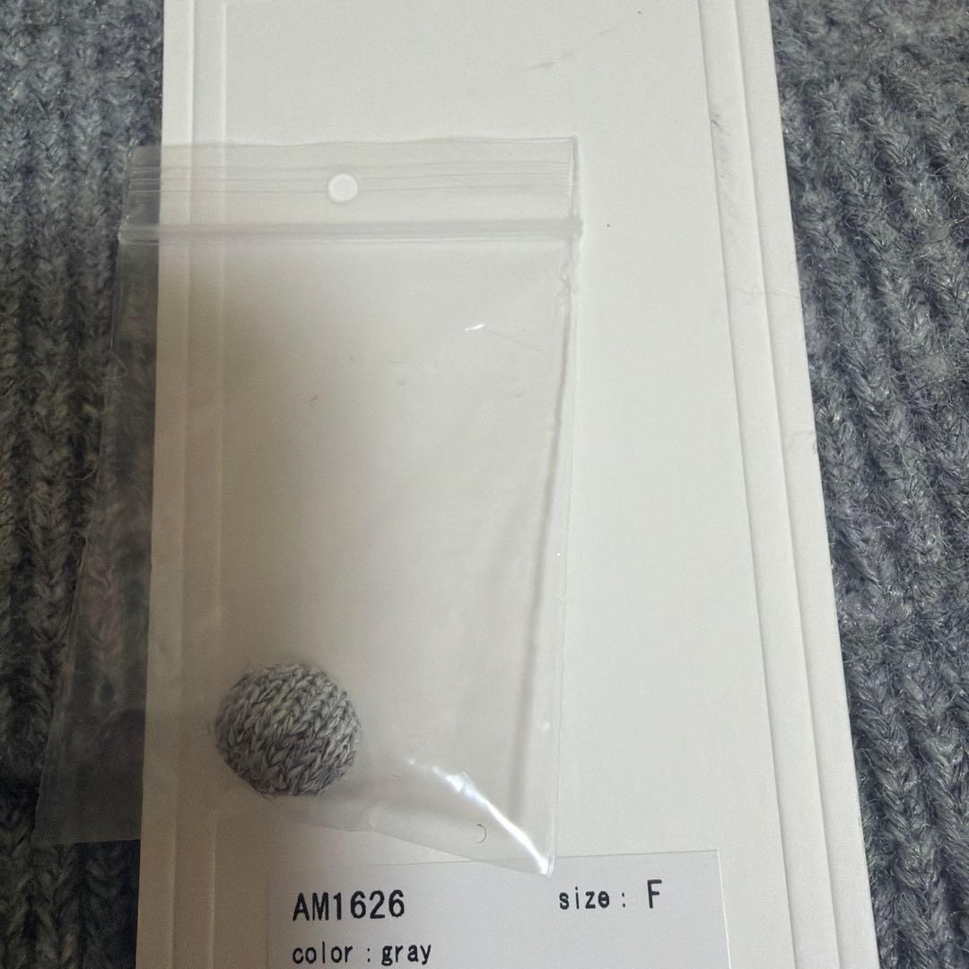 トップス ANDMARY natalie ribbon set gray