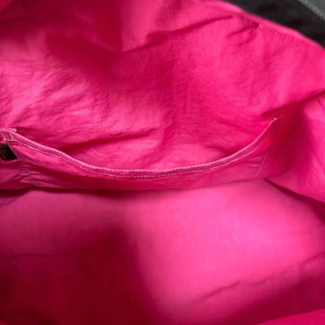 【POTECHINO】ポテチーノ さえら ボストン 旅行バック 花モチーフ　黒