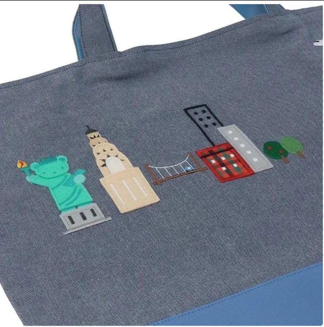 ファミリア　JALオリジナル デニムバッグ直行便で旅する「NY」