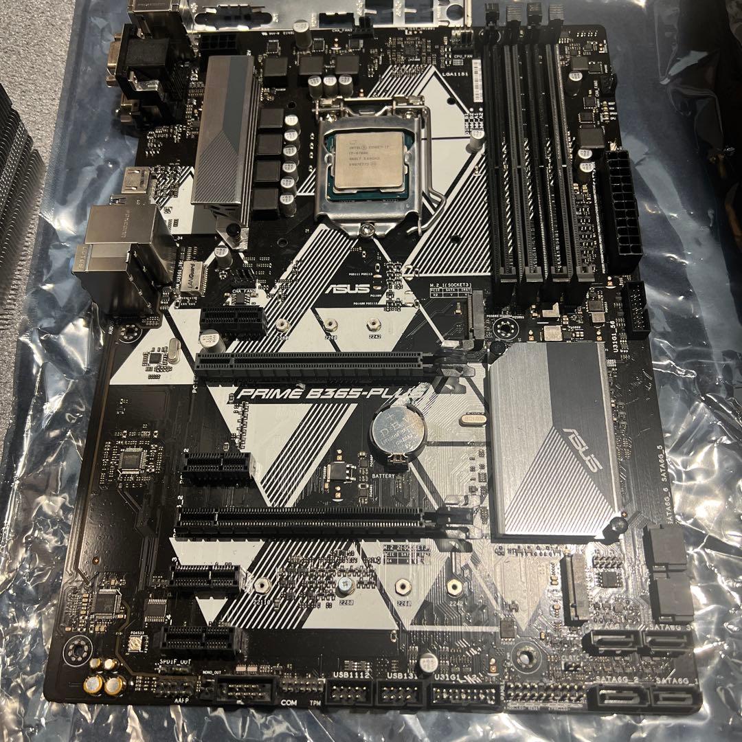 ASUS PRIME B365-PLUS・CPU・CPUクーラーセット