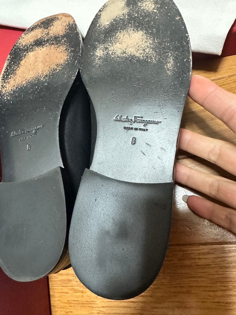 美品　定価126,500円ドゥロワー drawer 購入　フェラガモ　ローファー