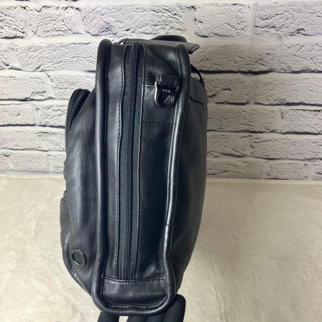 美品✨トゥミ オールレザー ナッパ 本革 2way ビジネスバッグ 黒 A4