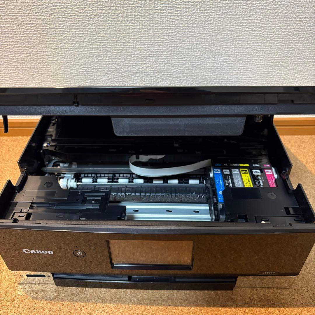 【美品】総枚数584枚！インク新品！Canon TS8330 BK プリンター