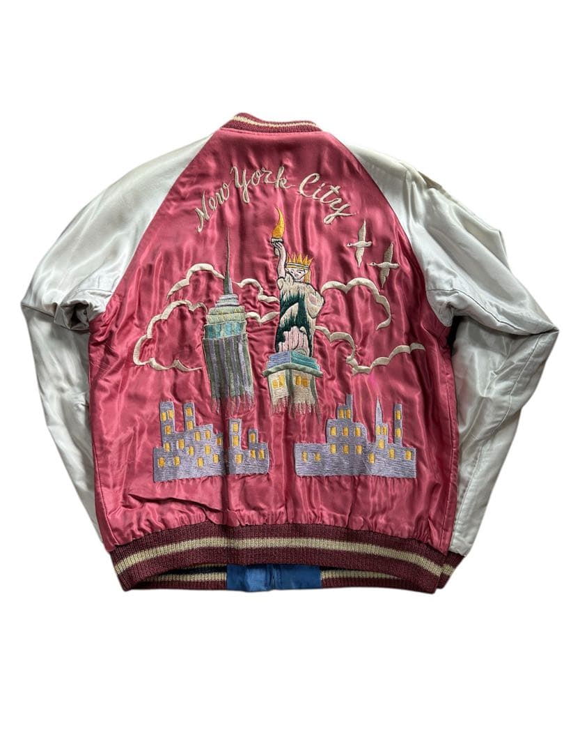 テーラー東洋 リバーシブル スカジャン 2009 虎刺繍 ニューヨークシティ