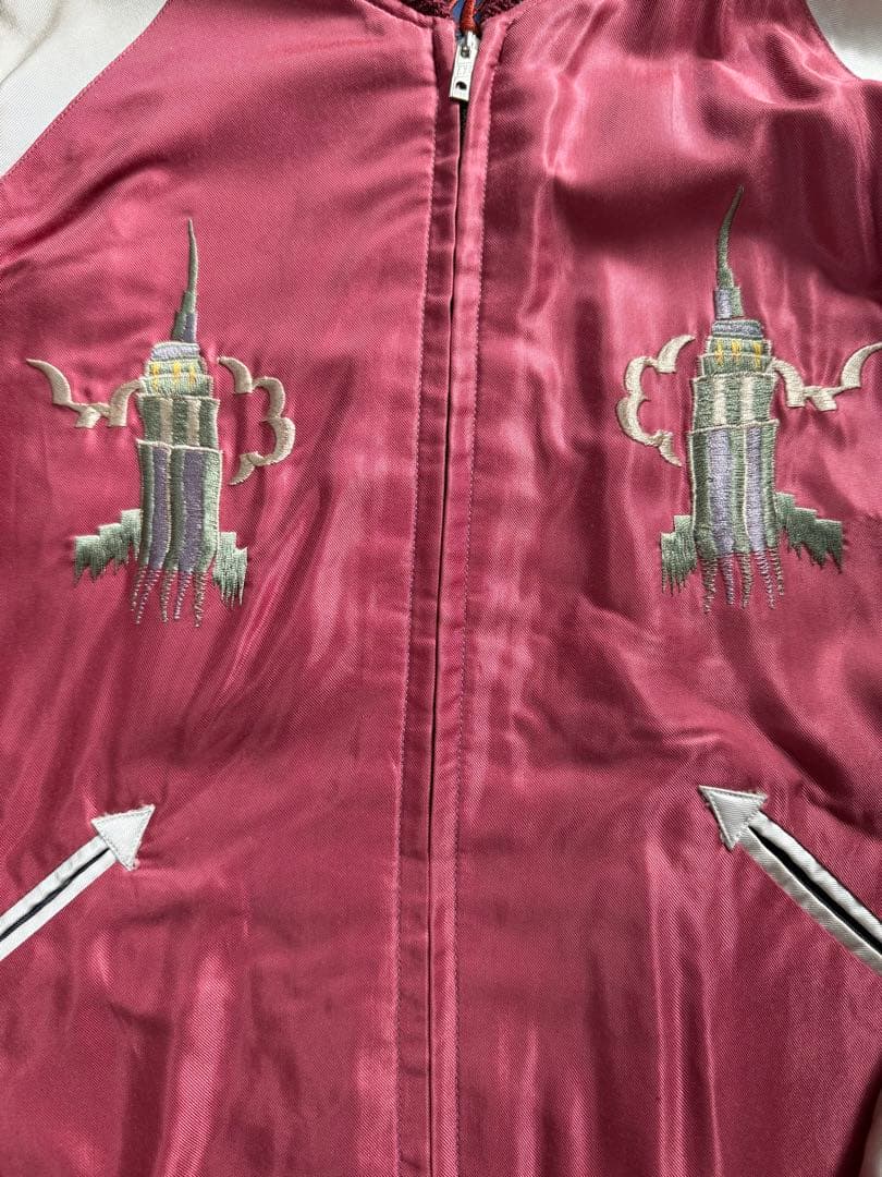 テーラー東洋 リバーシブル スカジャン 2009 虎刺繍 ニューヨークシティ