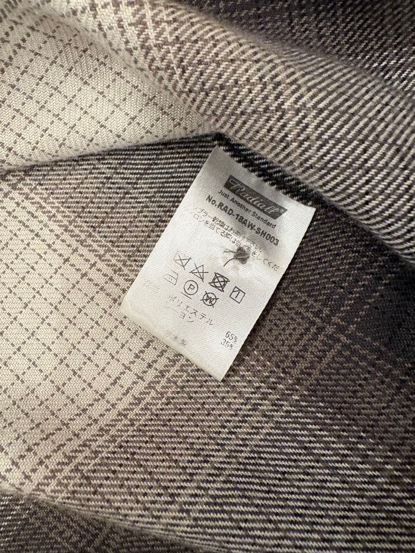radiall チェックシャツ