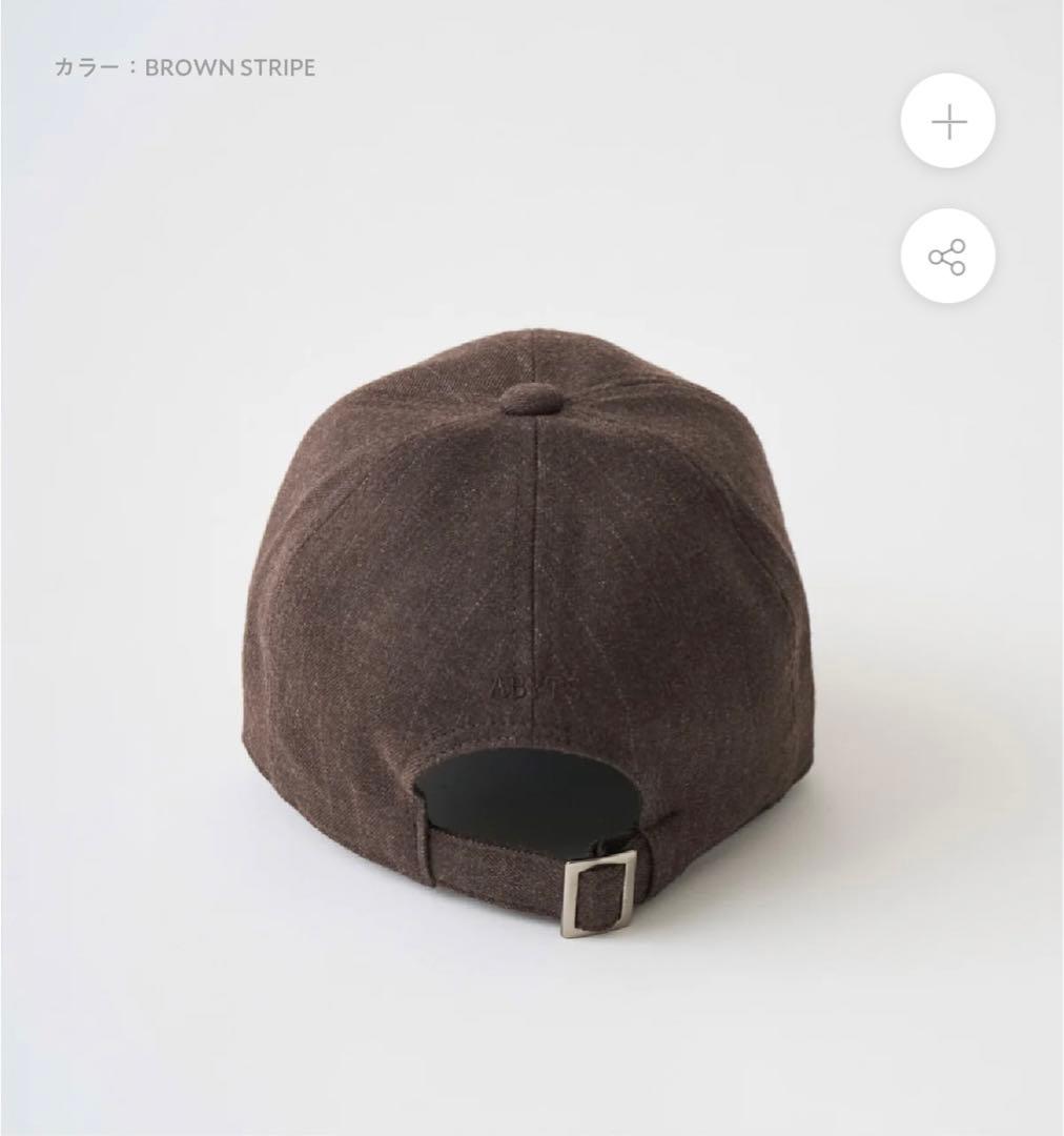 ABYTS I can drink coffee キャップ　ブラウン