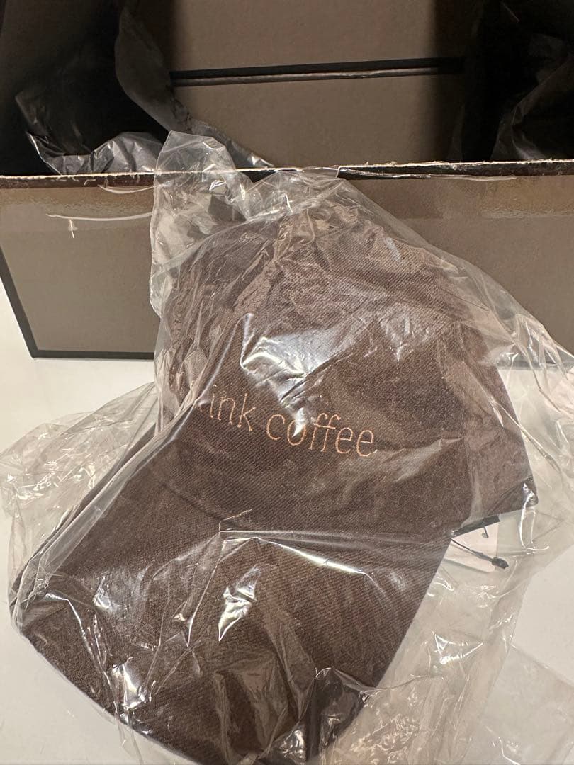 ABYTS I can drink coffee キャップ　ブラウン