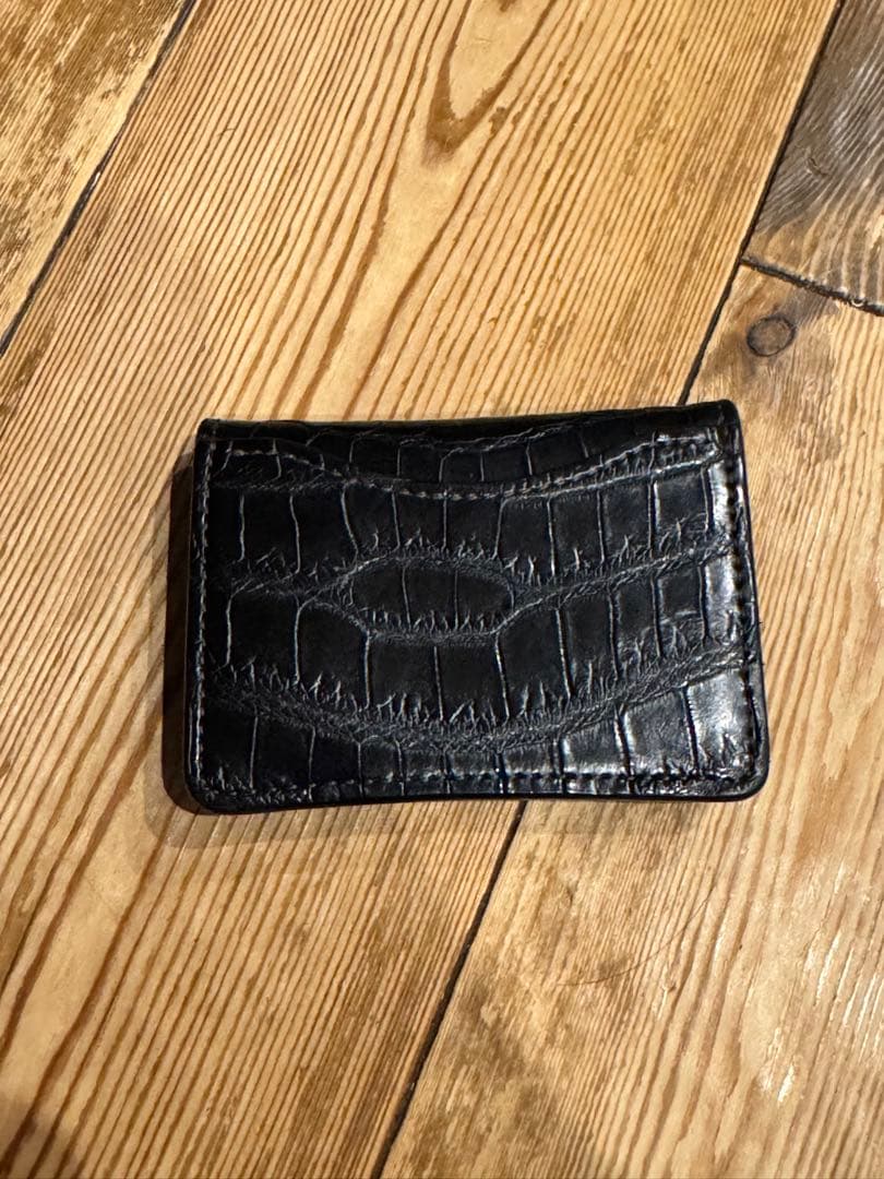 ワイルドスワンズ タング　クロコダイル　サドルレザー