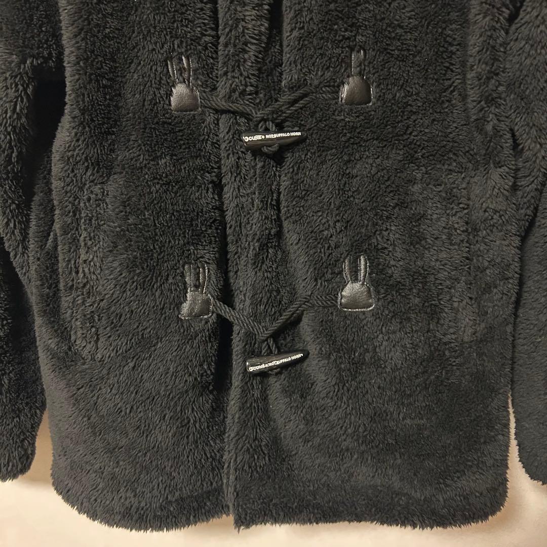 cune キューン　レディース　うさぎ　ボア起毛もこもこ　ダッフルコートパーカー