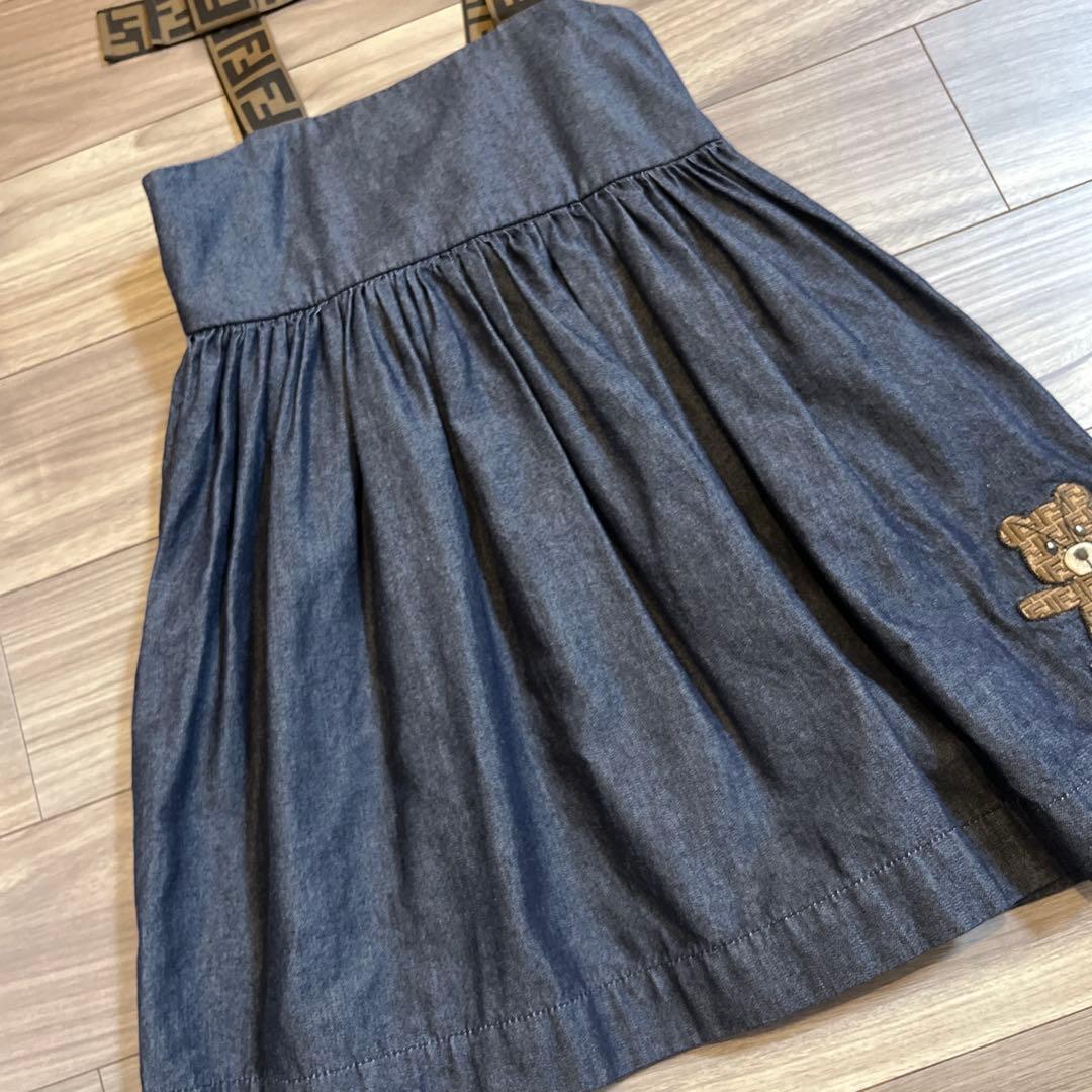 FENDI Kids FFモチーフ キャミワンピース ジャンパースカート