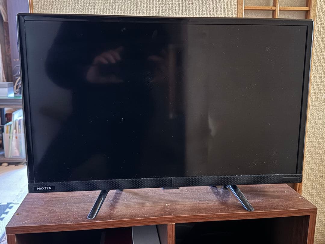 MAXZEN 24型 液晶テレビ Wチューナー 裏録画 外付けHDD録画機能