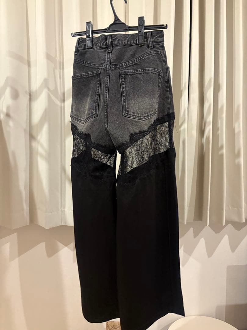 PRANK PROJECT レース切替デニムパンツ